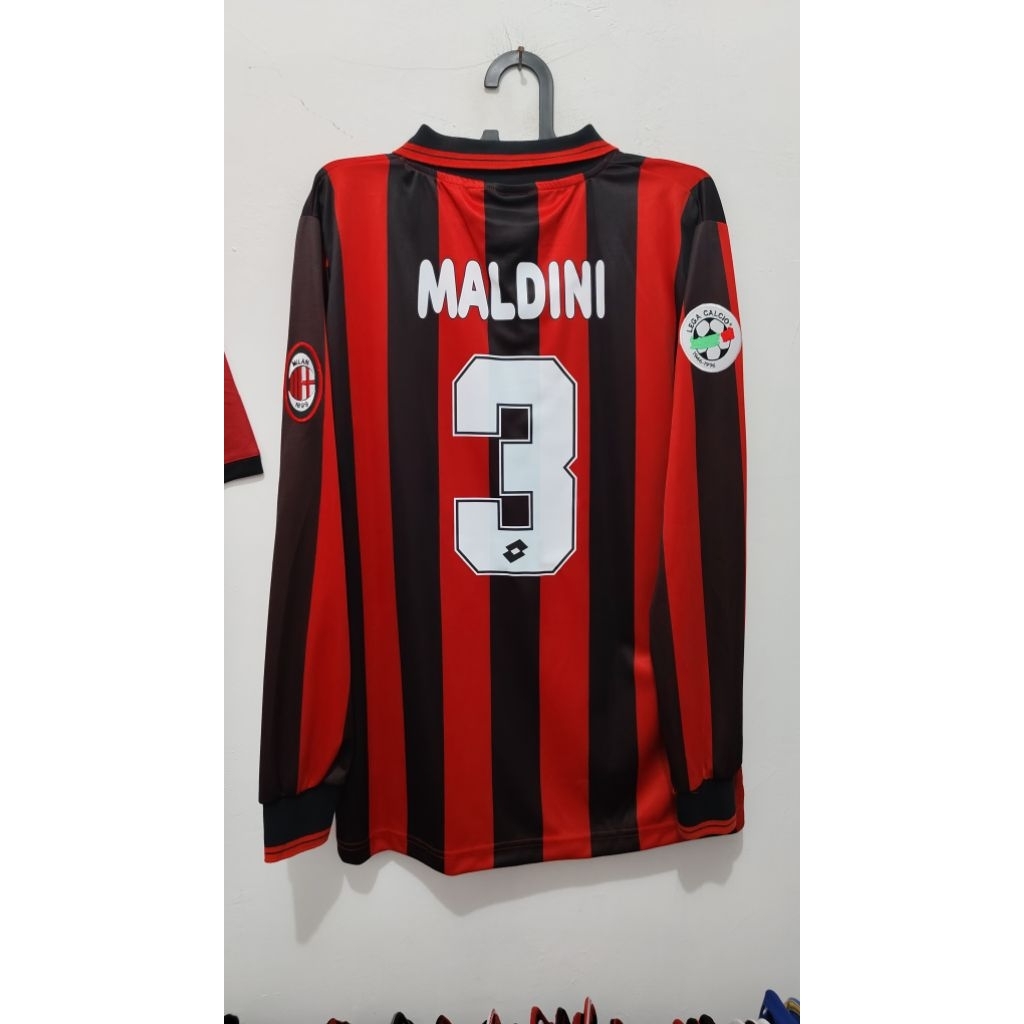jersey retro Milan Maldini size S L xl