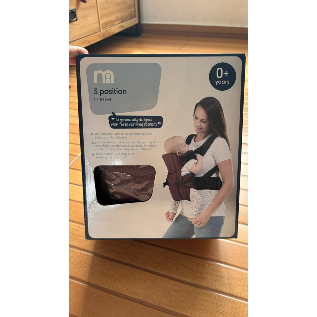 mothercare carrier 3 position