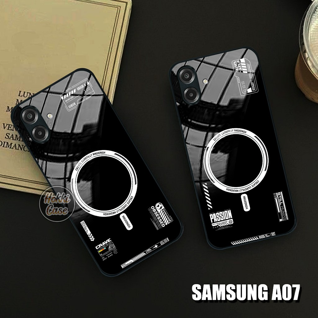 Case Samsung A07 - SoftCase Glass Samsung A07 - Casing Hp Samsung A07 - Silikon For Samsung A07 - Ke