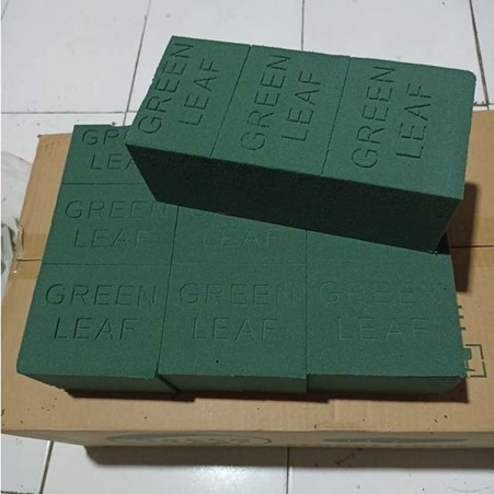 Busa Bunga Basah / Floral Foam / Busa Bunga Basah Green Leaf