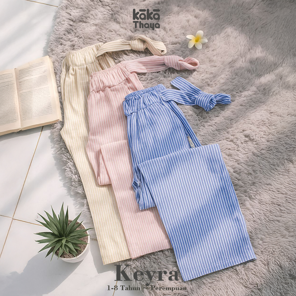 KAKATHAYA Keyra - Celana Kulot Anak Perempuan Celana Anak Perempuan 1-8 Tahun