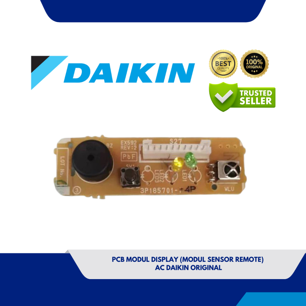 PCB AC DAIKIN Untuk model AC DAIKIN: CTKC15QVM4 CTKC20QVM4 CTKC15RVM4 CTKC20RVM4 CTKC25RVM4 CTKC35RV