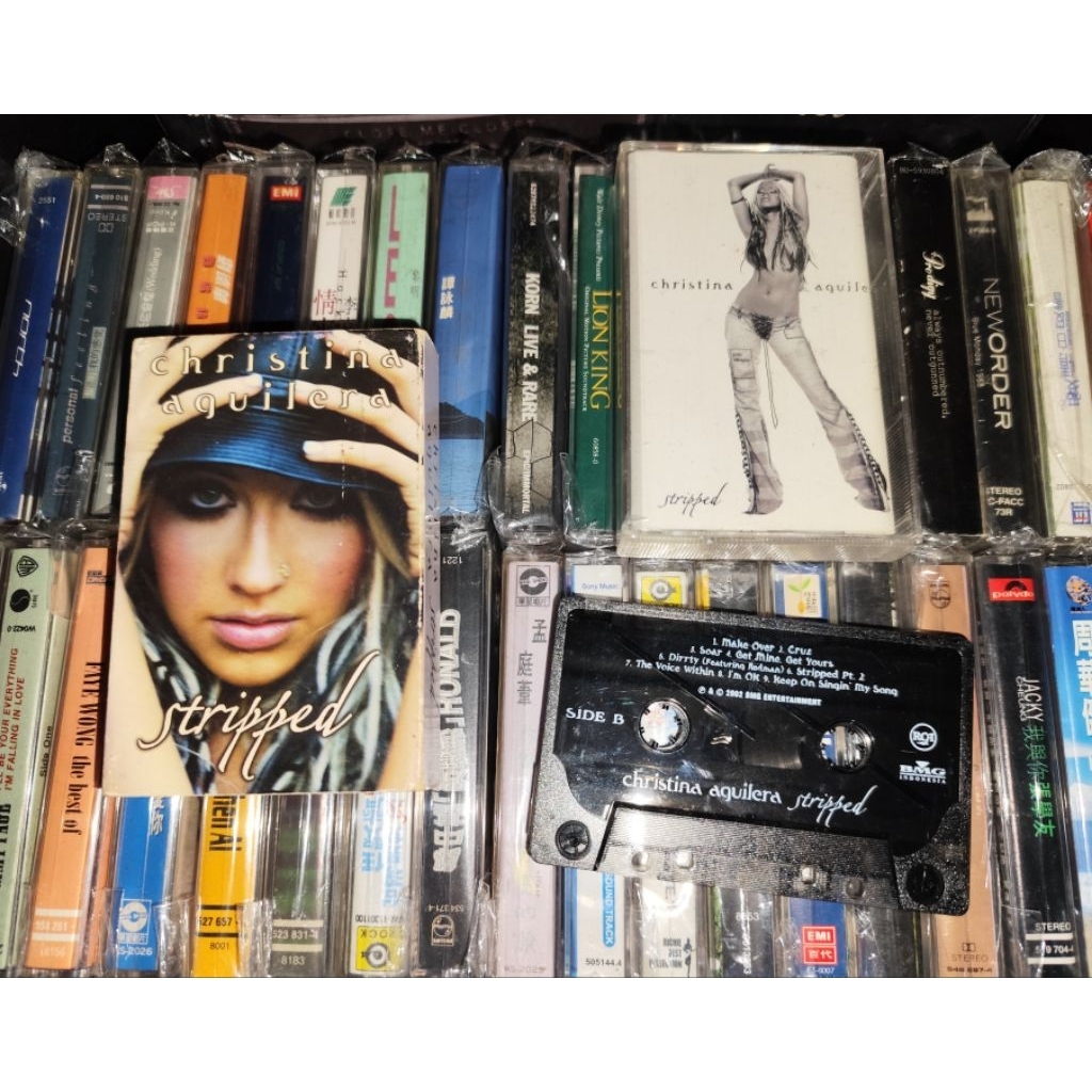 Kaset Pita Christina Aguilera - Stripped Hits Singles Beautiful, Fighter