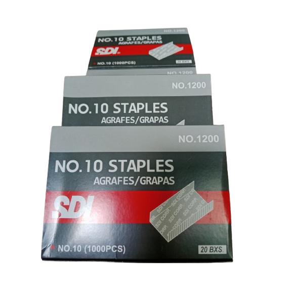 

(Isi 20 Kotak) Isi Staples SDI No 10 Ukuran Kecil Isi Stapler 1 Box Isi 20 kotak Murah Eceran Grosir