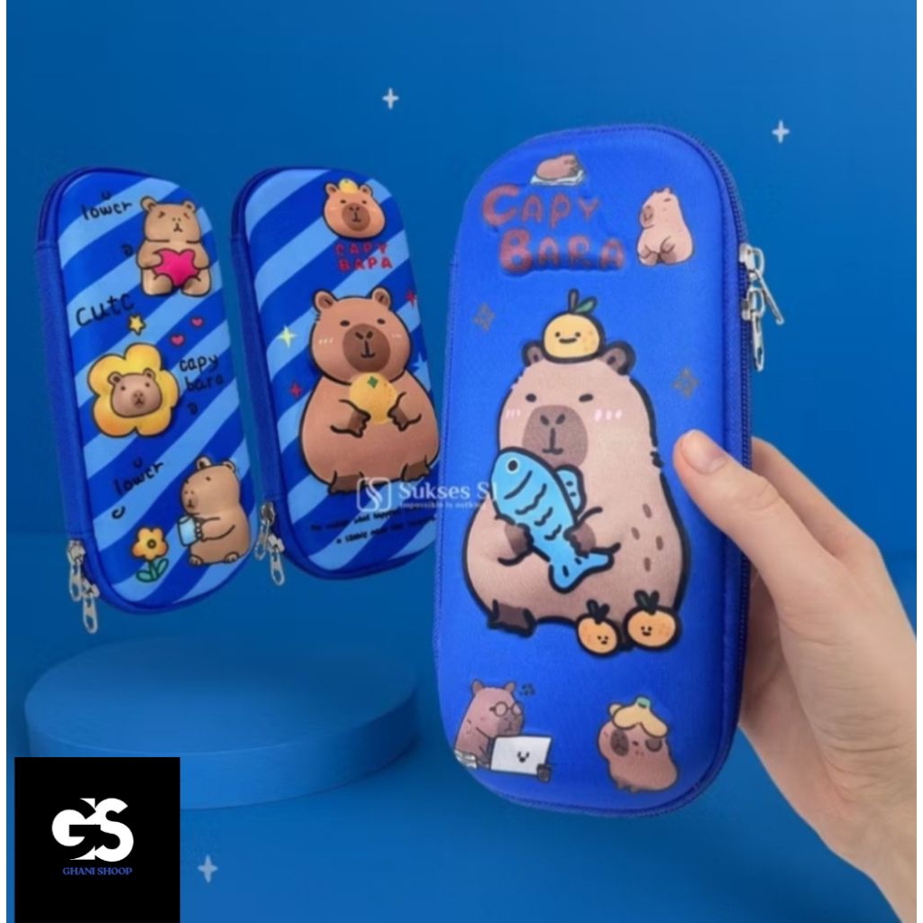 

Tempat Pensil Capybara Boneka Lucu | Pencil Case Karakter Anak