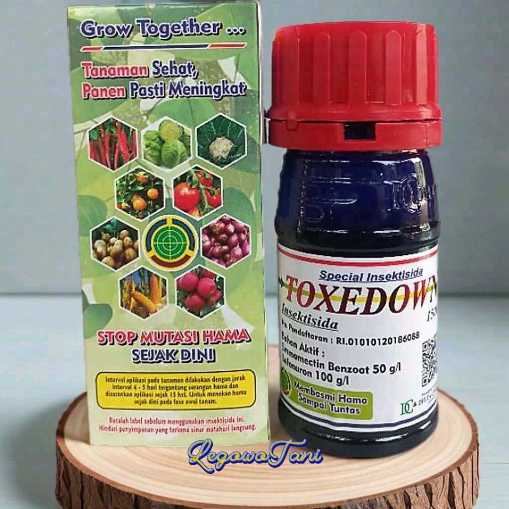 Insektisida TOXEDOWN 150 EC, Bahan Aktif : Emmamectin benzoat 50 g/ l + Lufenuron 100 g/l , Kemasan 