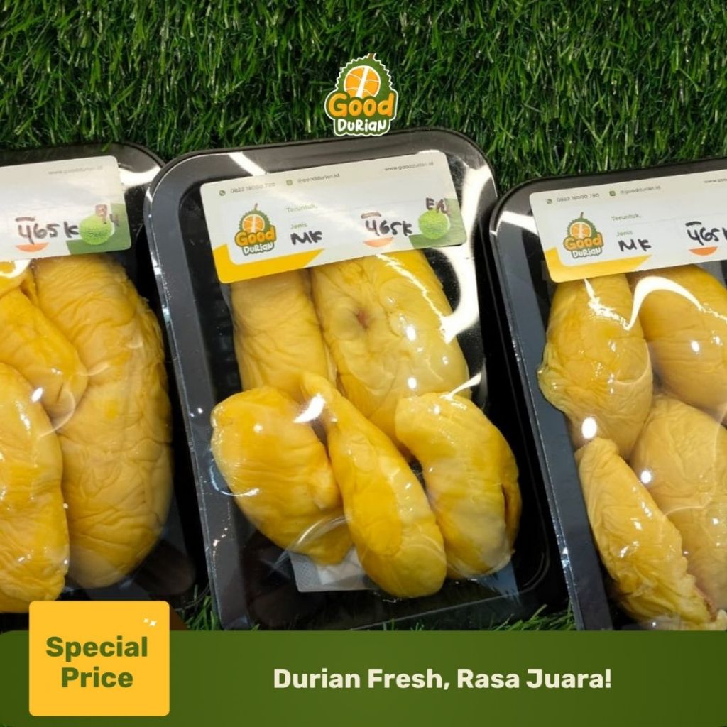 Durian Kupas Musang King Malaysia - Durian Fresh - Good Durian