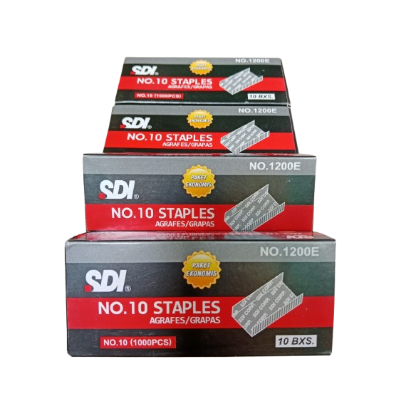

(Isi 10 Kotak) Isi Staples SDI No 10 Ukuran Kecil Isi Stapler 1 Box Isi 10 Kotak Murah Eceran Grosir
