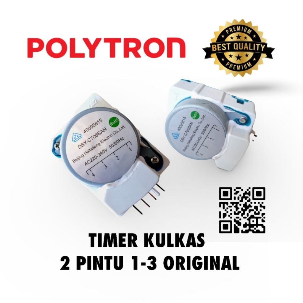TIMER KULKAS POLYTRON 2 PINTU  ORIGINAL