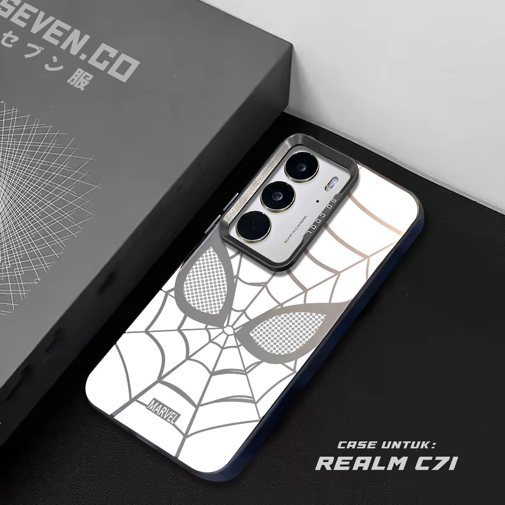 Case REALME C71 C75 C75X Casing Premium Matte Hard Casing REALME - Case IMD - Case Hologram Motif SP