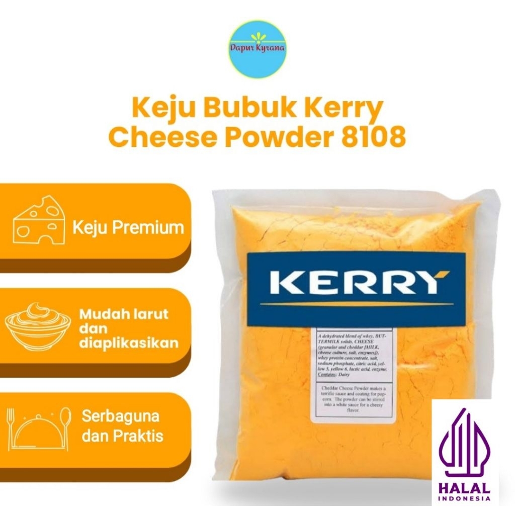 

Keju Bubuk Kerry Cheese Powder (8108) 1 kg