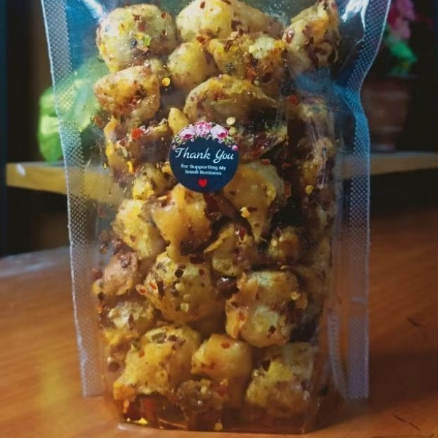 

SIOMAY KERING PEDAS GURIH KEMASAN 250-500 GRAM