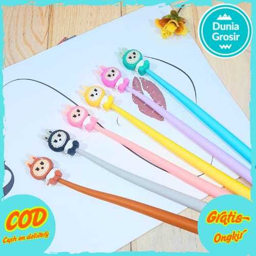 

Pulpen Lentur LABUBU Super LUCU Cute Tinta Hitam Ready 6 Variant Warna / Pen Goyang Labubu Karet Imut Unik Alat Tulis Sekolah Anak Kekinian Favorit Kualitas Terbaik Harga Termurah Bisa Grosir dan COD