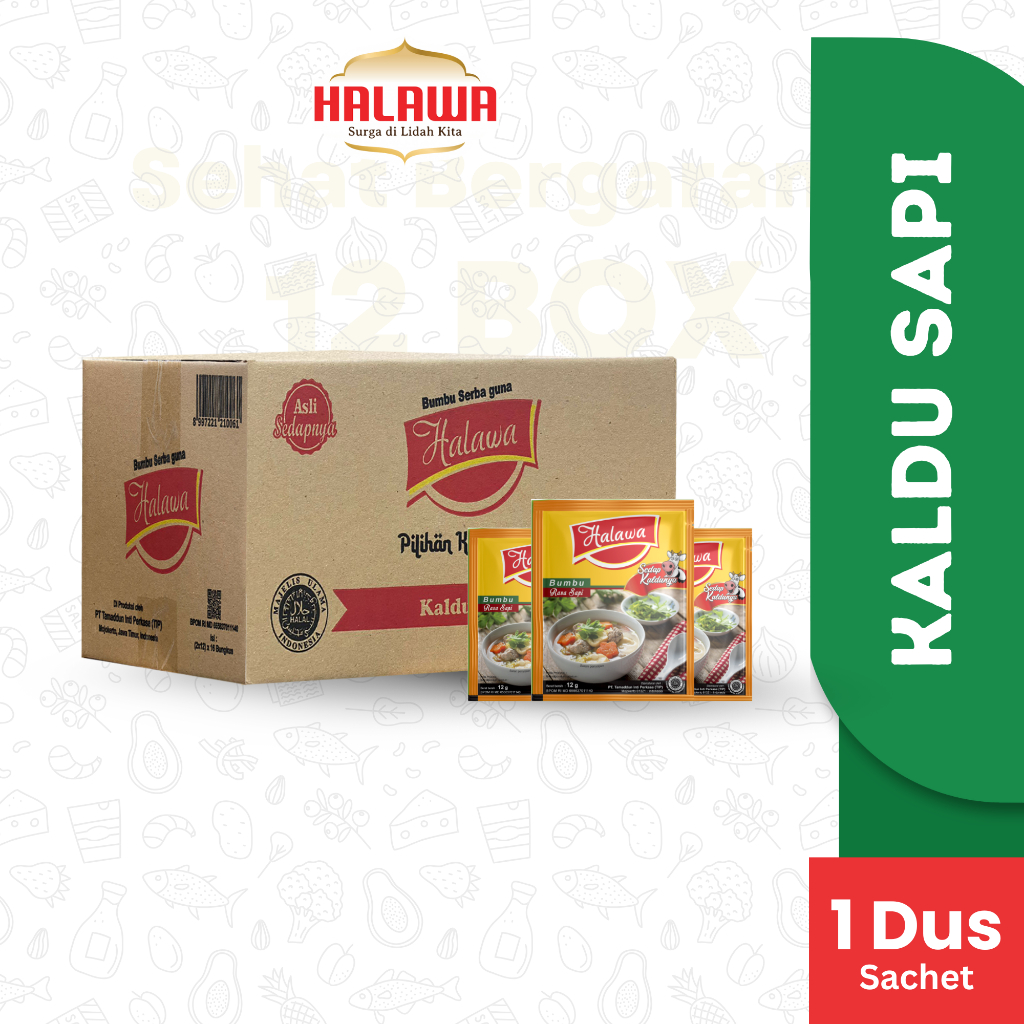 

halawa bumbu probiotik 1 Dus kaldu sapi | HALAL & BPOM