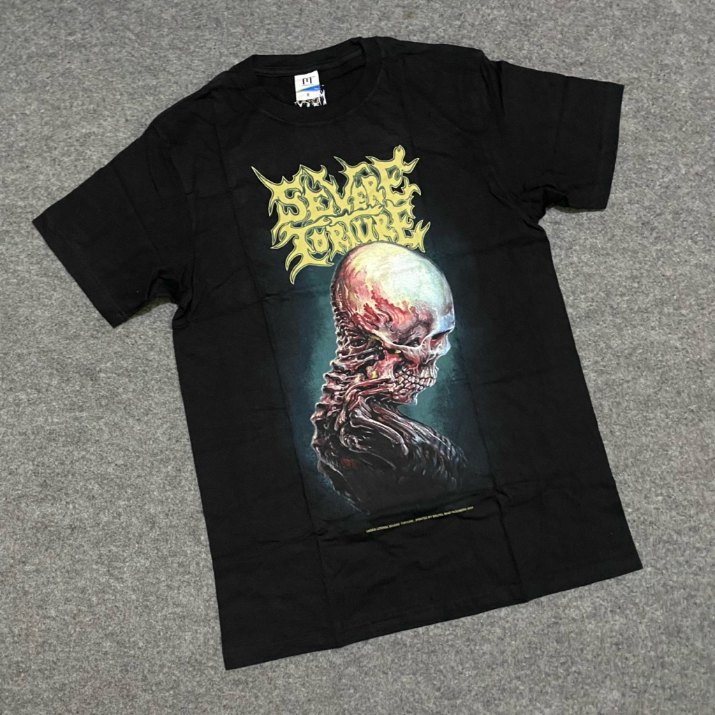Severe Torture Original Kaos Band Hitam