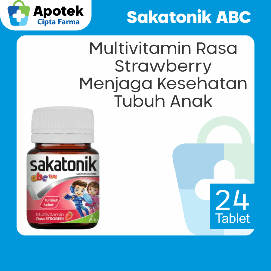 Sakatonik Abc Anak Tablet Vitamin Sakatonik Abc Anak Multivitamin Vitamin A Vitamin B1 Vitamin B2 Vi