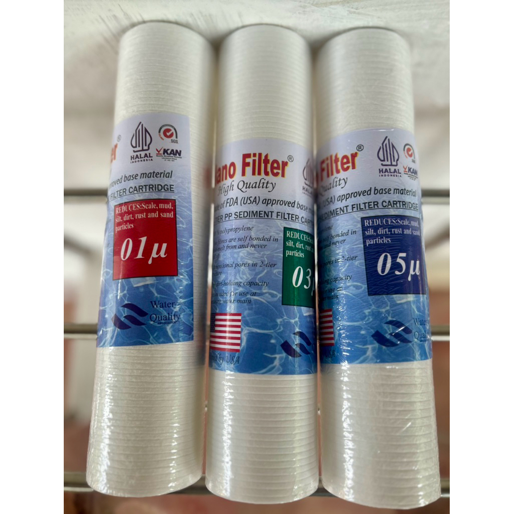 Filter Nano 10 inch / Filter murah / Catridge Filter Nano / Sedimen Nano/ Filter air Nano/Spoon Nano