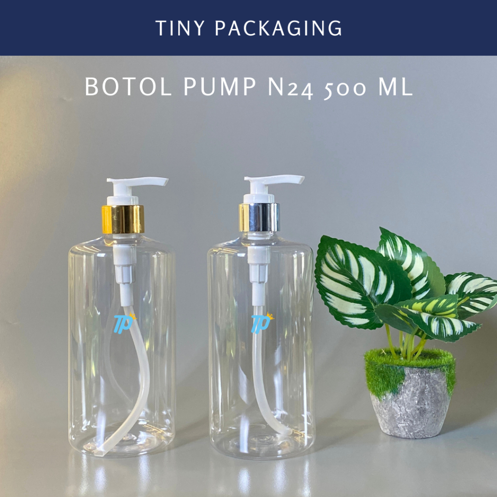 Botol Pump Lotion 500 ml | Botol Pump 500 ml HS | Botol 500 ml Pump