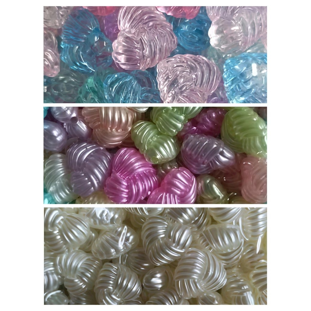 (10 pcs) Mote love besar garis