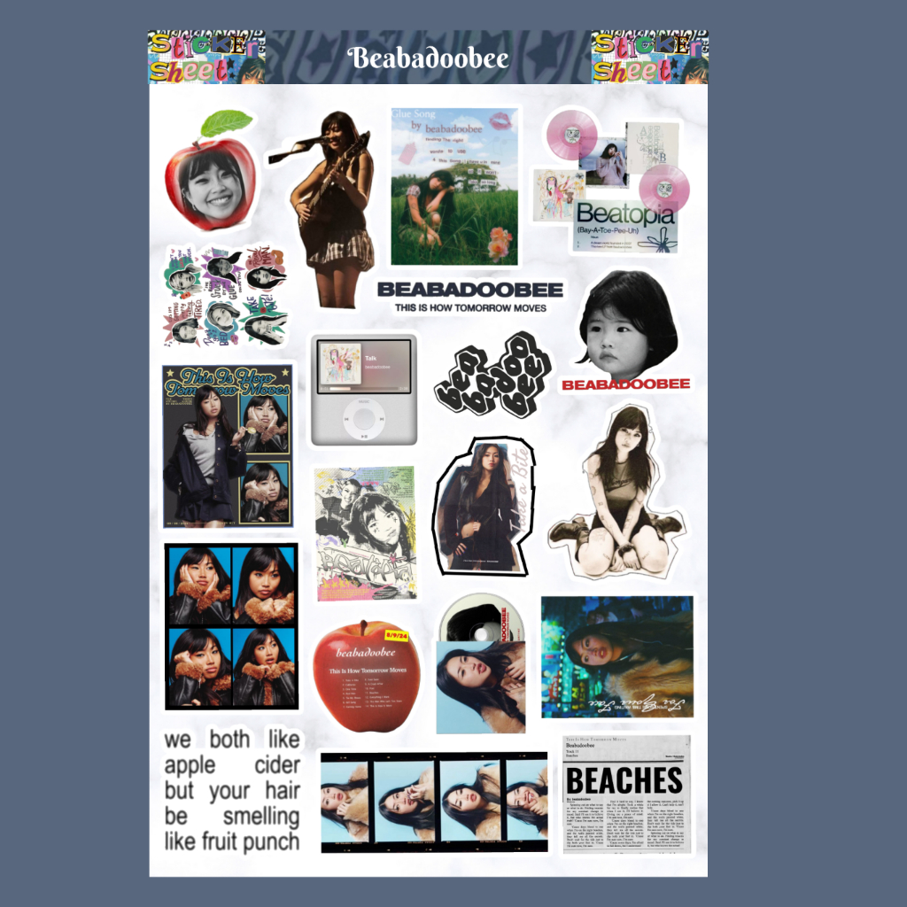 Beabadoobee Sticker Sheet