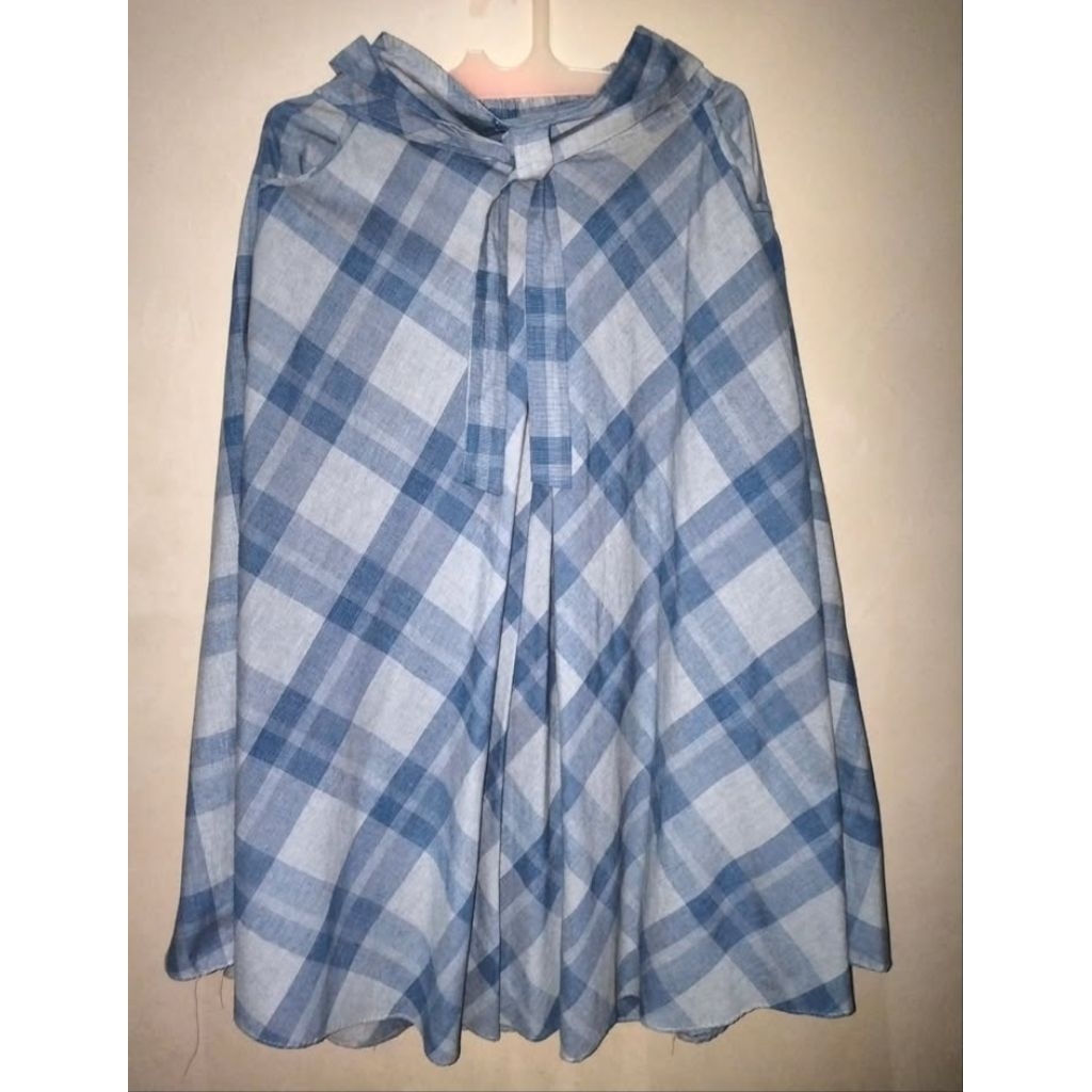 Rok panjang motif kotak