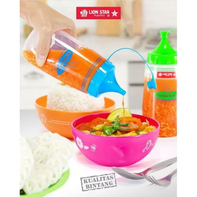 Botol Kecap Sambal Saus Lion star 475 ml 1003-Ts 47
