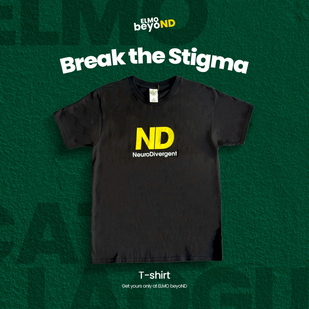 T-Shirt Cotton Break The Stigma Hitam BYND