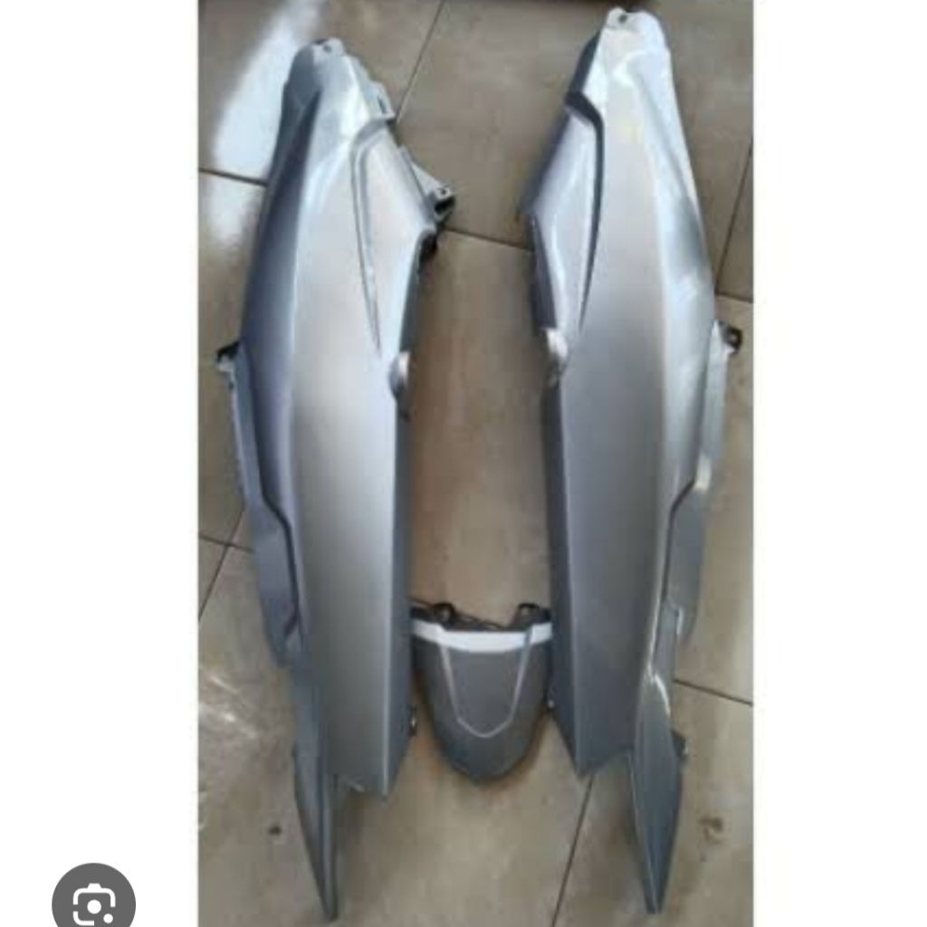 Cover body vega r new warna silver