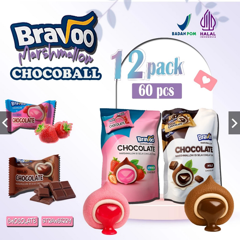 

bravo choco ball 12 pack (60 pcs)