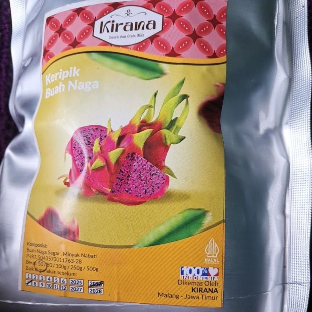 

keripik buah naga