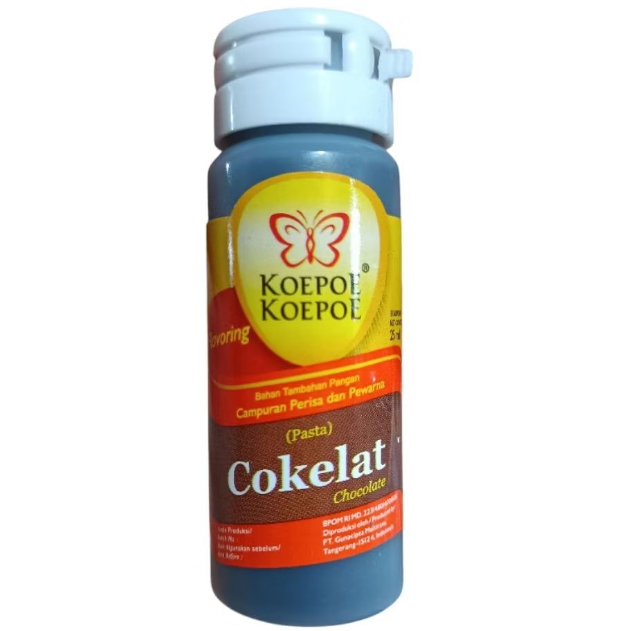 

Pasta Perisa Cokelat Cokelat Kupu Kupu Koepoe Koepoe 25ml Perisa dan Warna Coklat Chocolate