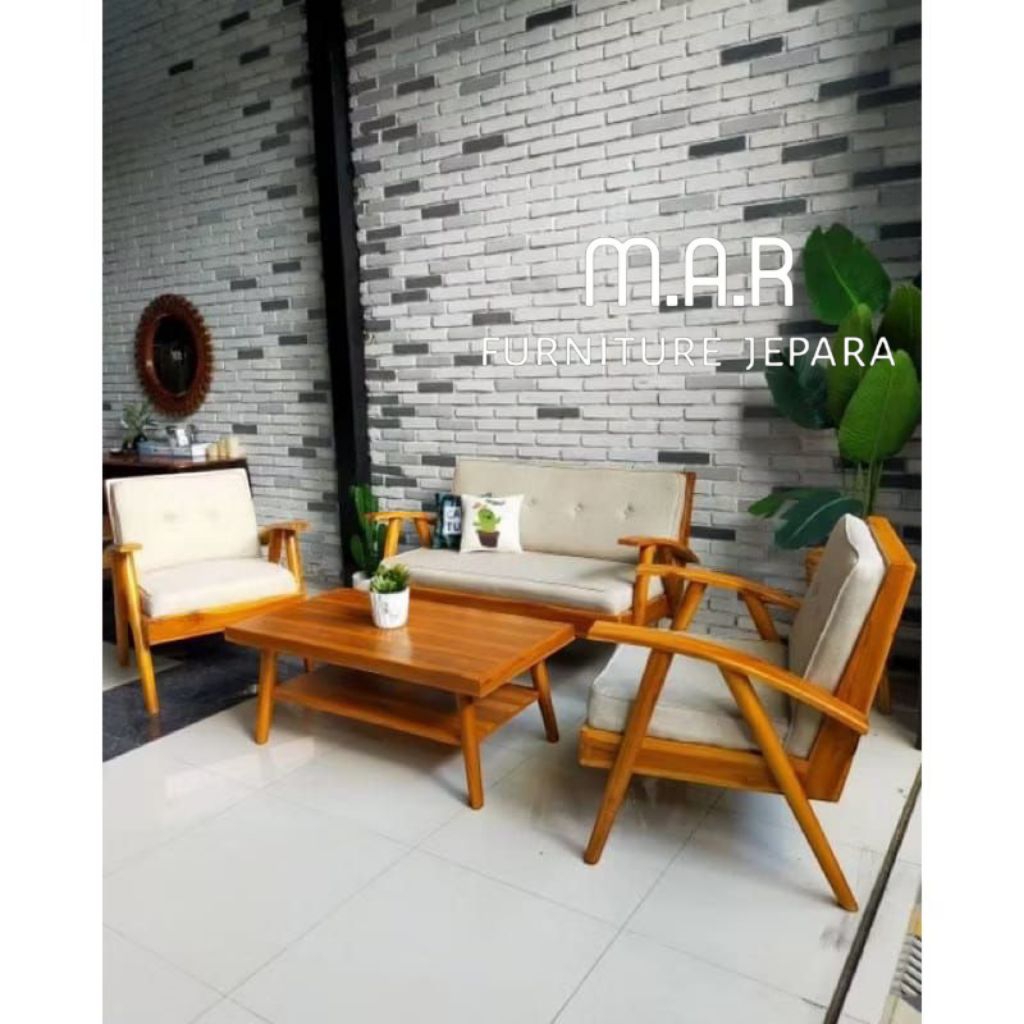 kursi tamu estetik kayu jati - kursi kuno kayu jati - kursi jadul modern kayu jati - kursi santai ka