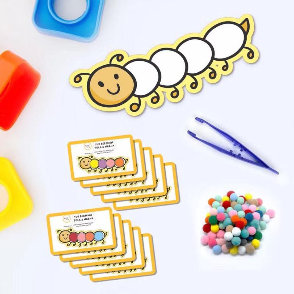 Neenkids Mainan Montesori Menempel Puzzle Edukasi Busy Book Busy Board