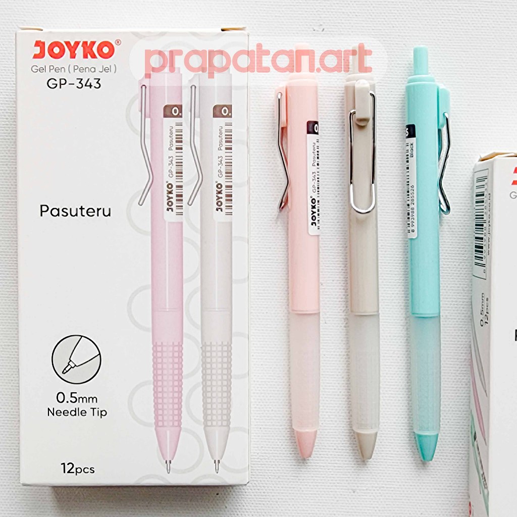 

Joyko GP-343 Pasuteru Gel Pen 0.5mm | Pena Jel | Pulpen