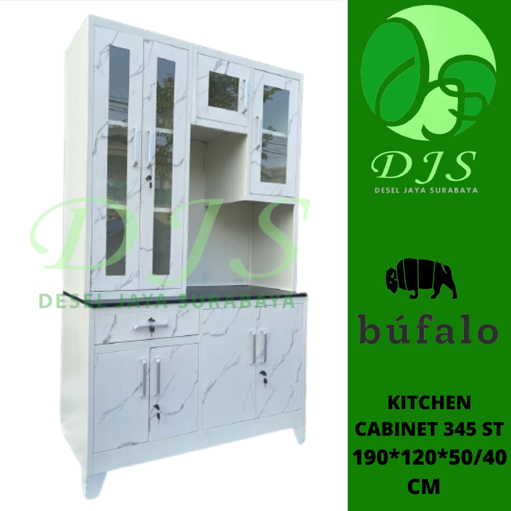 Kitchen Cabinet Besi - Kitchen Set Besi - Lemari Dapur Besi 345ST
