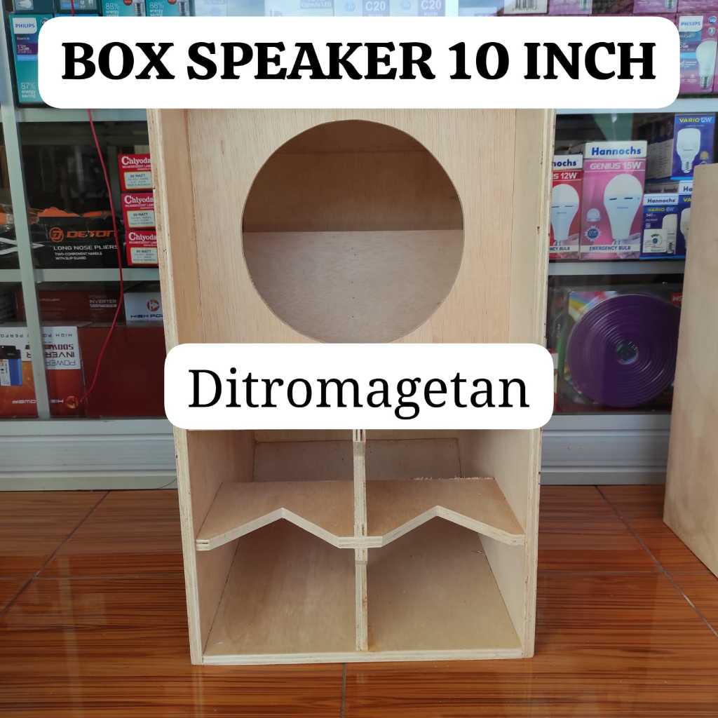 CBS box speaker 10" tebal triplek 11-12mm box 10 inch