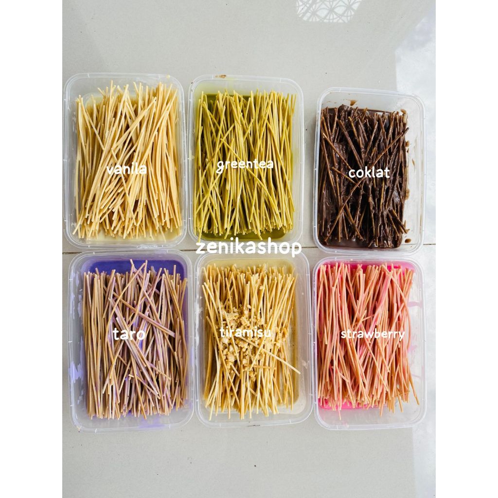 

mie lidi coklat lumer 500ml & aneka rasa coklat, strawberry,vanilla,taro,greentea,tiramisu free packing kardus