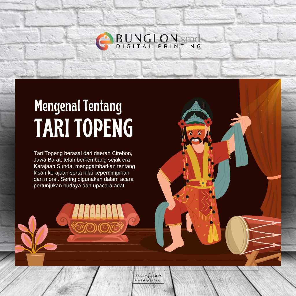 Poster Mengenal Tentang Tari Topeng