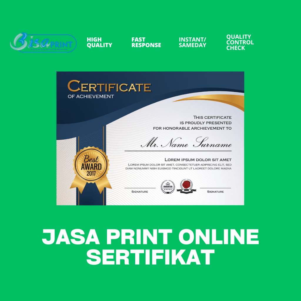 

JASA PRINT SERTIFIKAT ONLINE