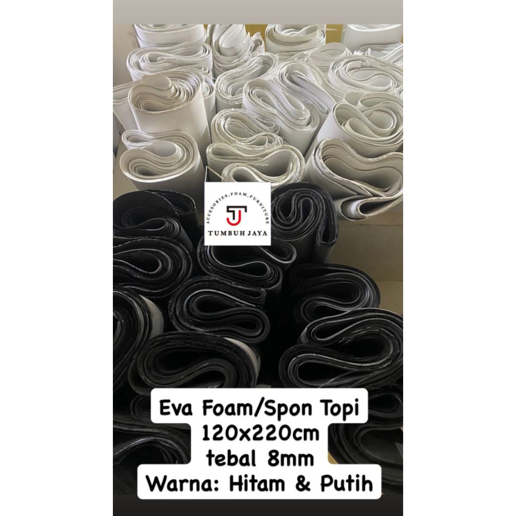

Eva Foam 120x220cm 8mm/Spon Topi/Busa Eva/Busa Ati lembaran