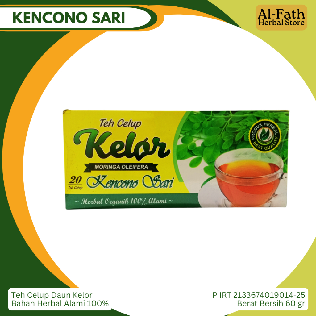 

Teh Celup Daun Kelor Moringa Oleifera Kencono Sari Meningkatkan Sistem Kekebalan Tubuh