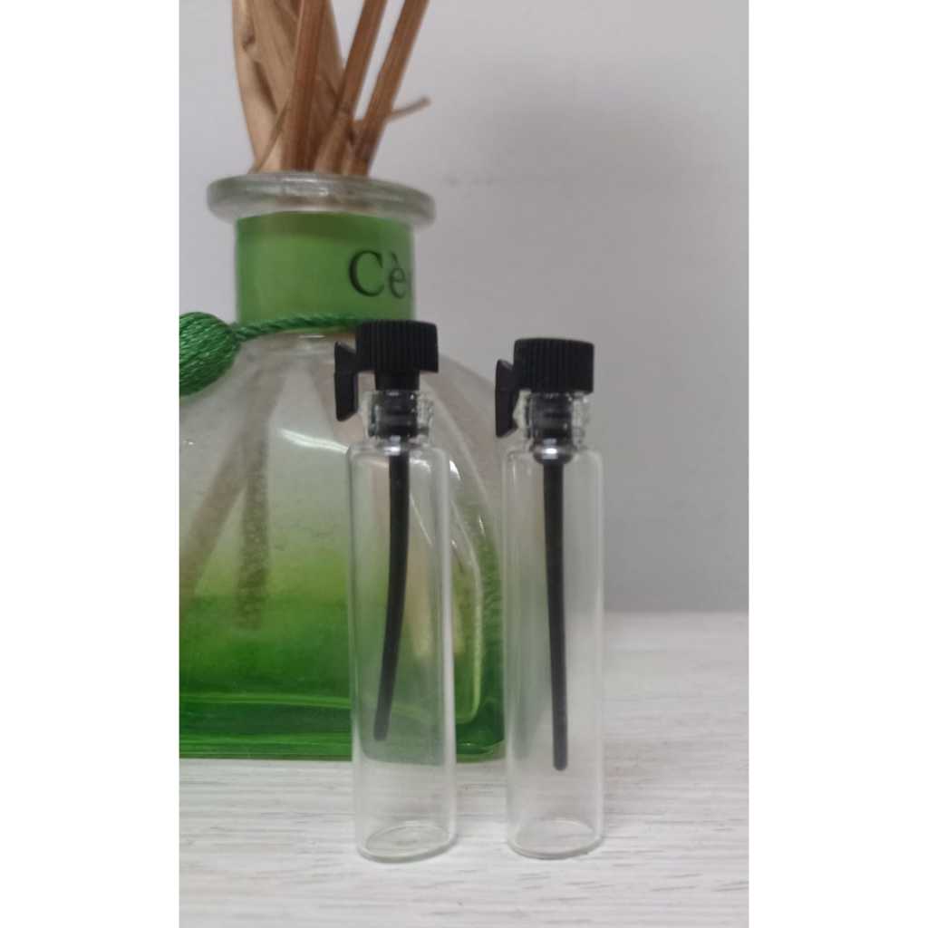 Botol Tester Parfum 1ml & 2ml Set Cap Plastik