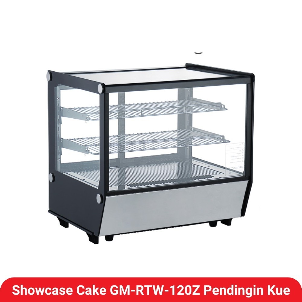 Showcase Pendingin Kue GM-RTW-120Z | Etalase Cake Dingin Komersial | Kulkas Kue 120L