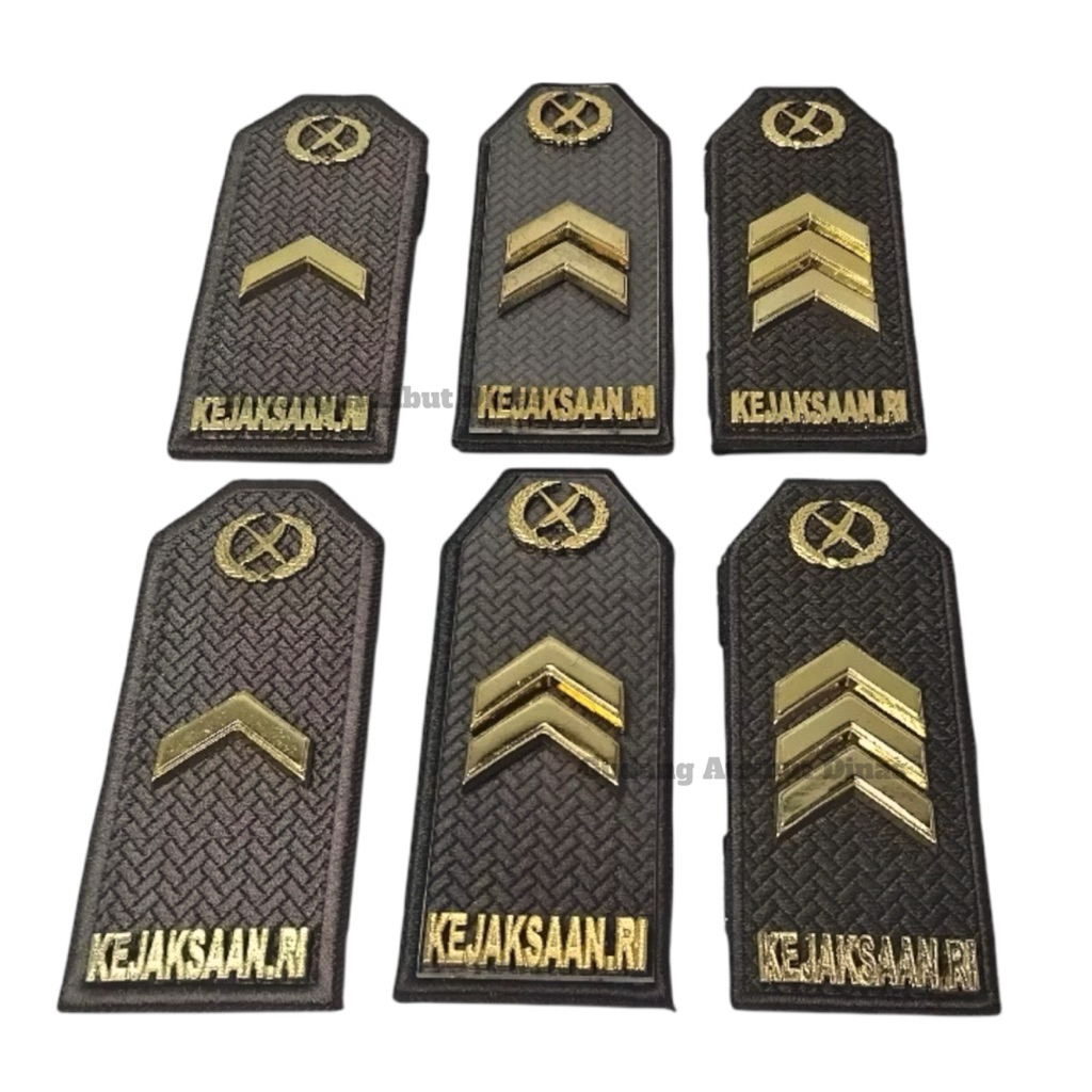 Pangkat PDU 2A-2C LOGAM TU KEJAKSAAN / Pangkat KEJAKSAAN Terbaru / Atribut KEJAKSAAN /GAD