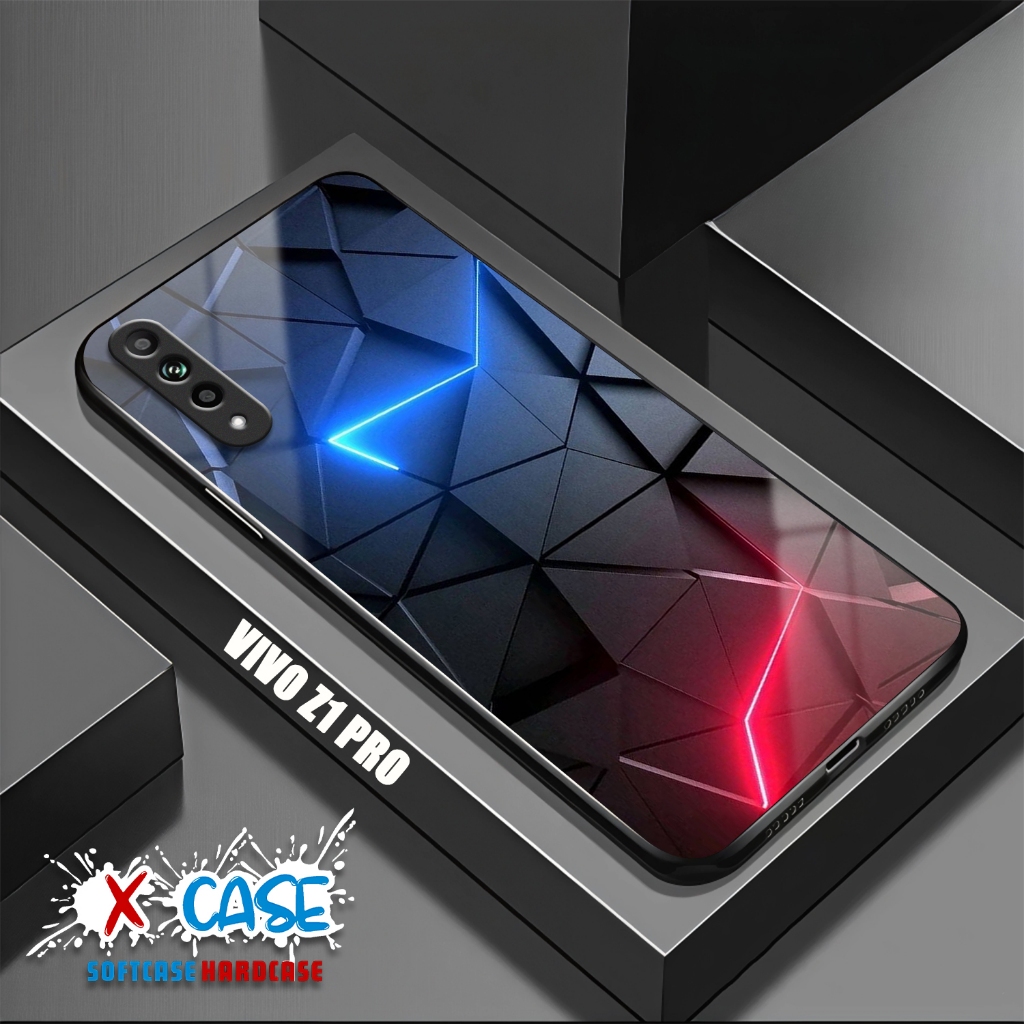 Softcase  Vivo Z1 Pro Casing Glossy Vivo Z1 pro Vivo 1951 1918 Case kaca - Kesing Kaca Kilau - Casin
