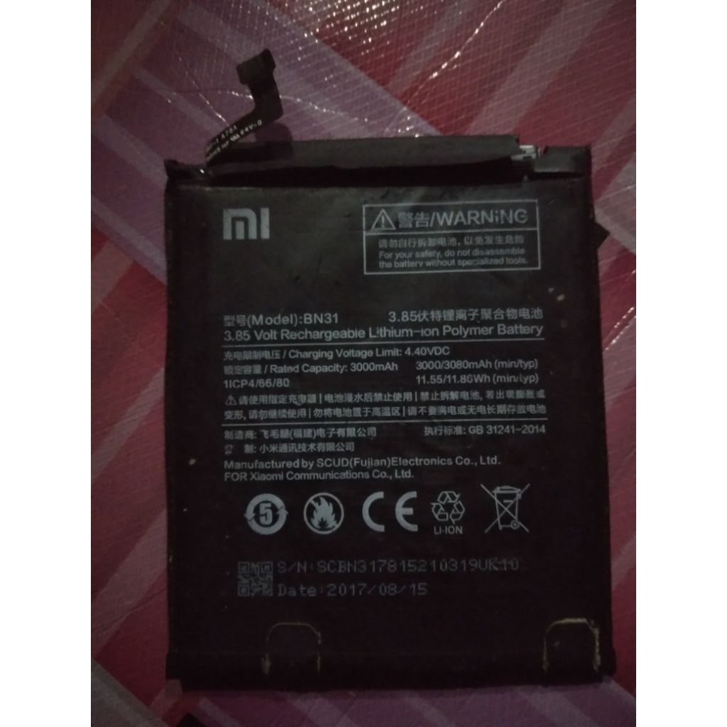 batrai batre redmi bn31 normal ori copotan