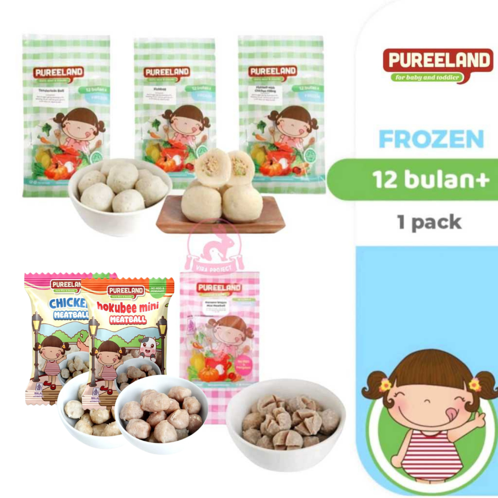 

PUREELAND FROZEN MEATBALL BAKSO/MINI MEATBALL/ AYAM SAPI IKAN WAGYU HOKUBEE LAUK SIAP SAJI FINGER FOOD