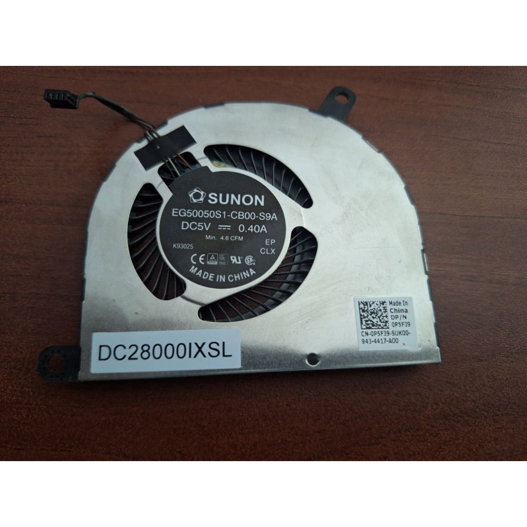 Fan laptop Dell latitude 5490 original copotan