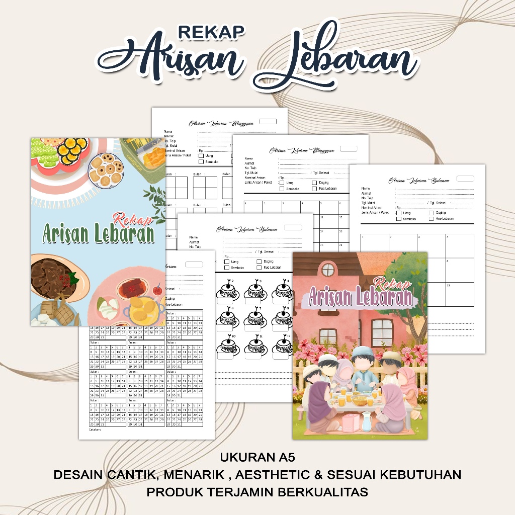 

BUKU REKAP ARISAN LEBARAN BY GRAFISTETIK