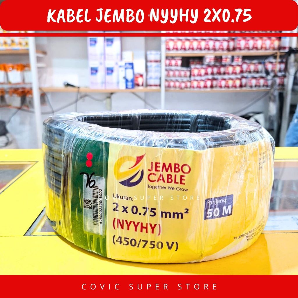 KABEL JEMBO NYYHY 2x0.75MM ECER